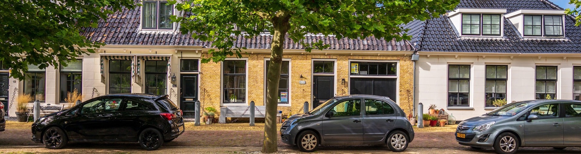 Een straat in Harlingen